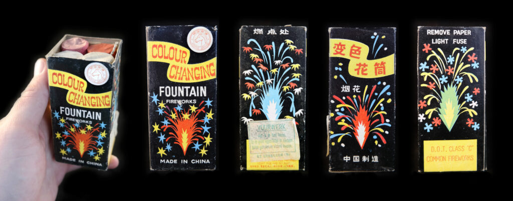 Colour Changing Fountain Fireworks